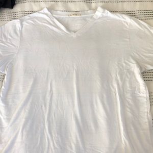 White large Marine Layer V-Neck